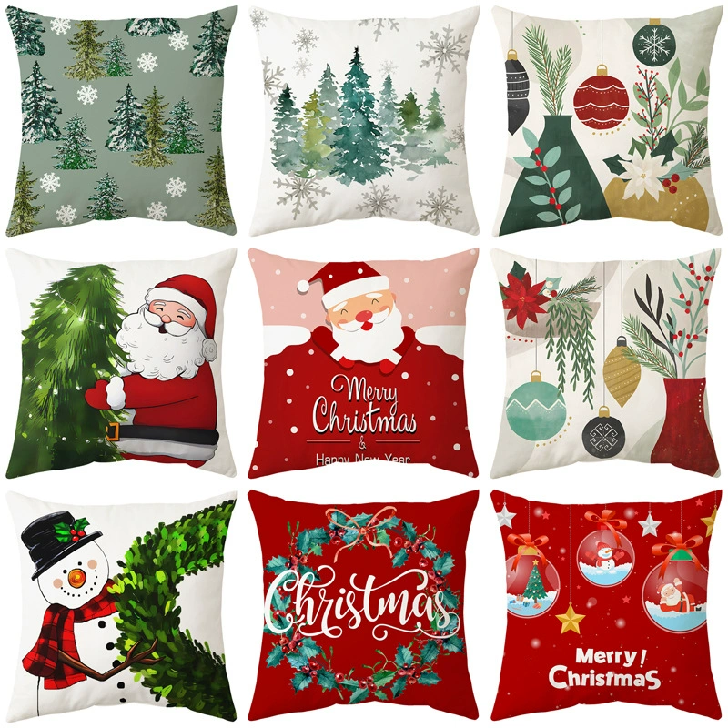 Amazon новый рождественский подушка диван подушка декоративная наволочка трансграничные товары для дома праздничный подарок оптом