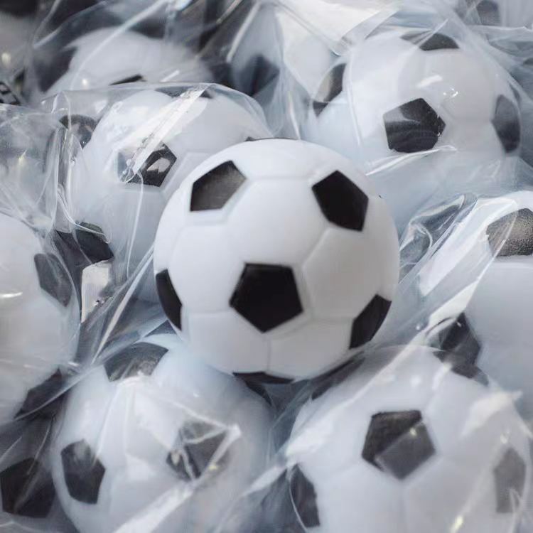 Table Football Machine Small Football Black and White Football Table Accessories Three Specifications Choose 20 Pieces