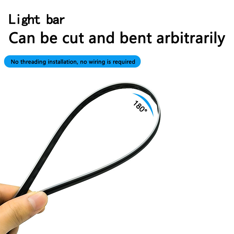 Automóvil todo el vehículo escondido luz de atmósfera universal sin cable roto APP de doble control de luz de atmósfera interior colorida luz decorativa LED