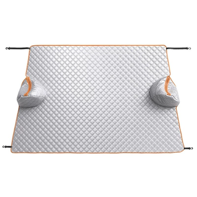 heat insulation thickened half camouflage | Car snow shield