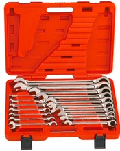 天赋（GENIUS）GW-7617M工具17件套精抛光公制两用快扳组