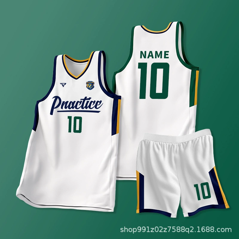 Новый баскетбольная форма костюм мужской колледж соревнования обучение команда униформа летний спортивный жилет баскетбольная рубашка напечатанный Размер