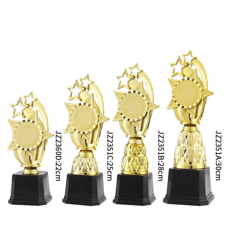 Nuevos eventos trofeos de plástico recompensas juegos escolares infantiles creativos reconocimiento jardín de infantes pintura de danza