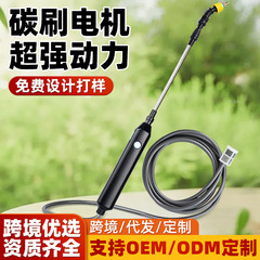 噴霧器の花卉を持っています。