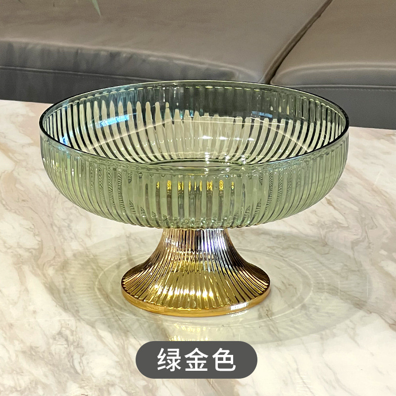 Año Nuevo plato de fruta hogar sala de estar mesa de café 2023 nueva luz de lujo snack dulces frutos secos caja de almacenamiento