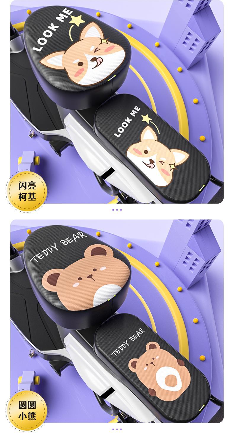 Electric Vehicle Seat Cover, Waterproof and Sunproof, Suitable for All Seasons, Aimaadi Battery Bicycle Seat Cover, Heat Insulation Cover