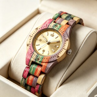 ŮʿʯӢ�ֱ�ľ�|�ֱ턓��r�в���ľ�����UPᔽ���wooden watch