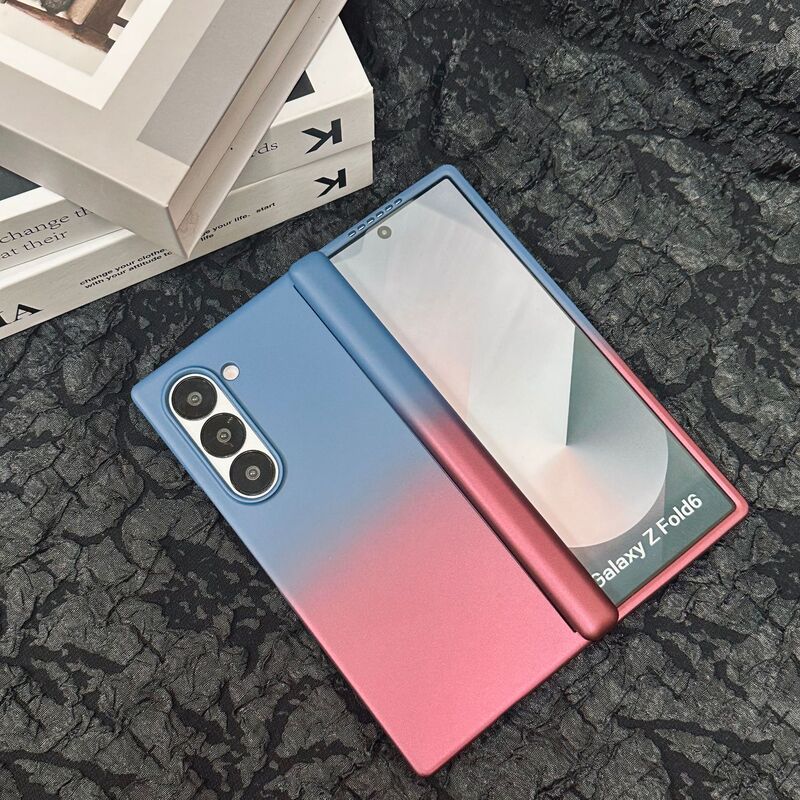 Suitable for Samsung Galaxy Z Fold7 Mobile Phone Case Central Axis Hard Shell Foldableing Screen Frosted Gradient Protective Cover W24