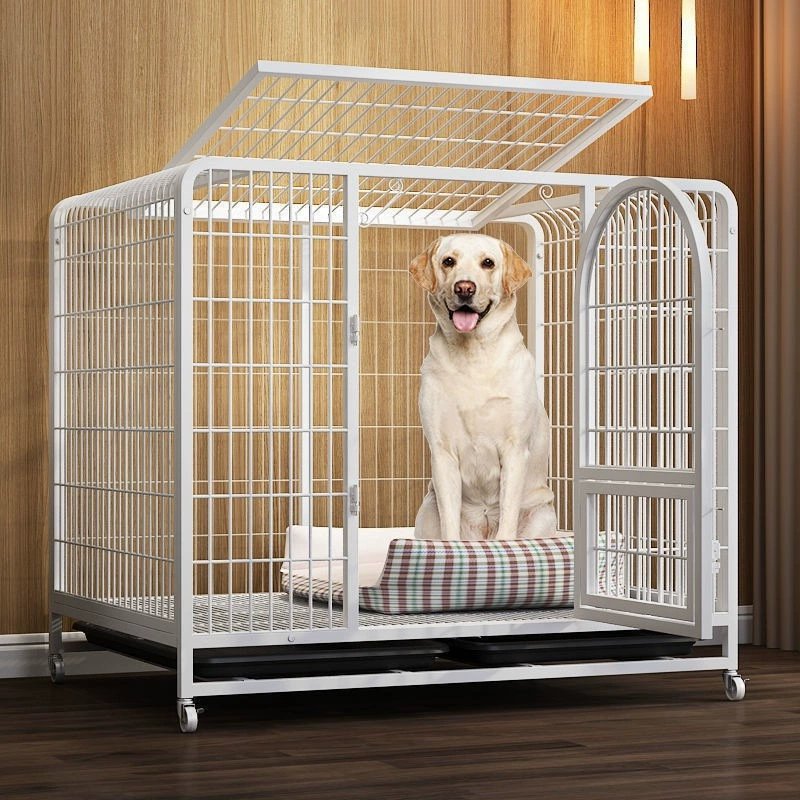 Клетка для собак, клетка для домашних животных, маленькая собака, корги, средняя собака, домашний золотистый ретривер с разделением туалета, домашняя вилла, завод