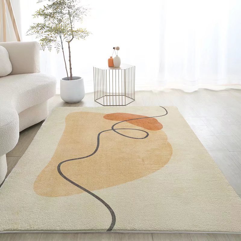 Carpet made of faux fur for living room, sofa for home use for bedroom, simple and elegant design 2
