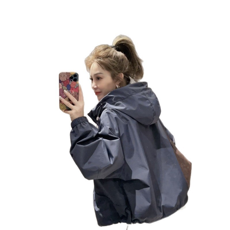 双拉链时尚网红爆款短外套女气质小众夹克韩范2025春秋季时尚上衣|undefined