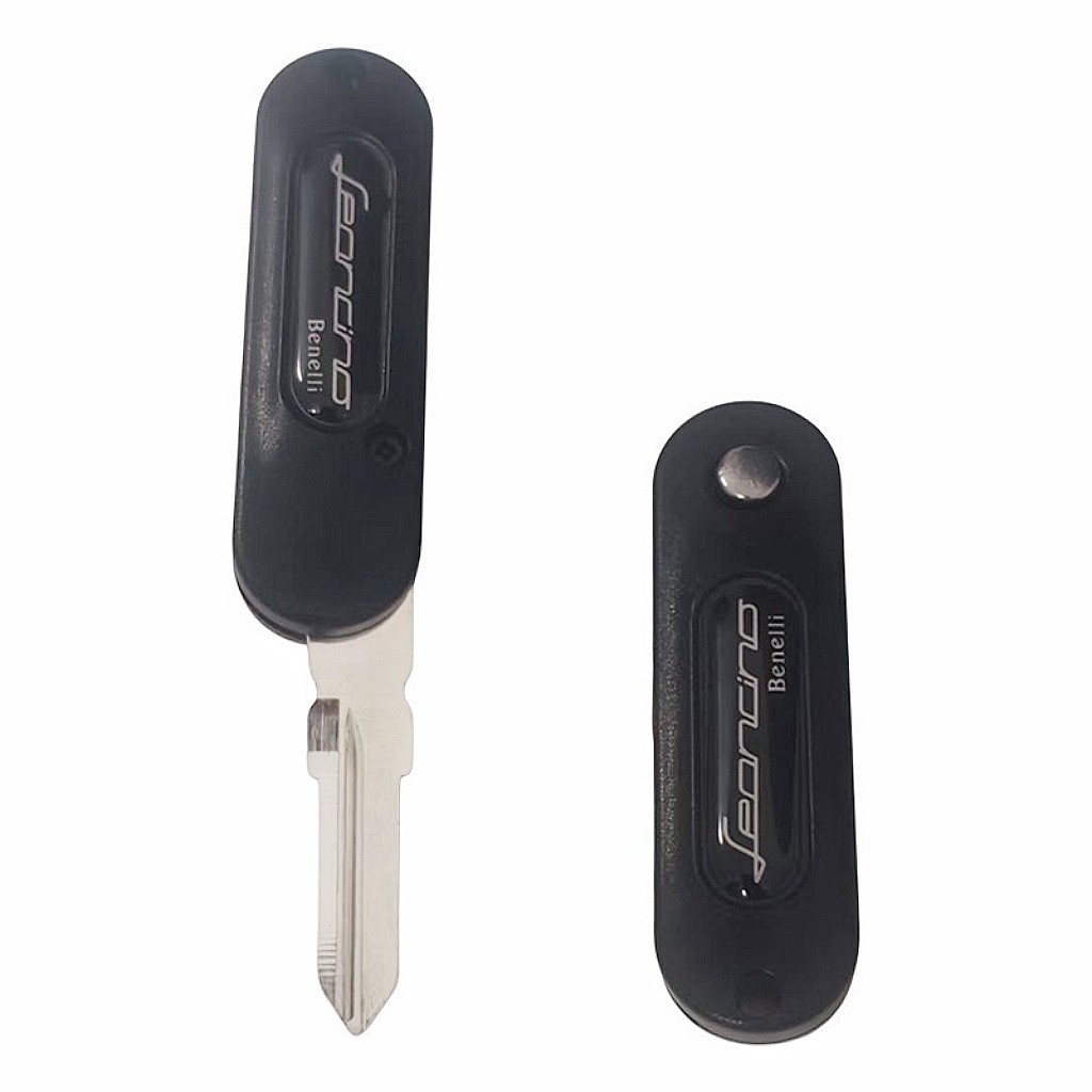 Suitable for Motorcycle Benelli Huanglong 600, Leoncino Bj800 Fuel Tank Cap, Electric Start, Folding Key Blank
