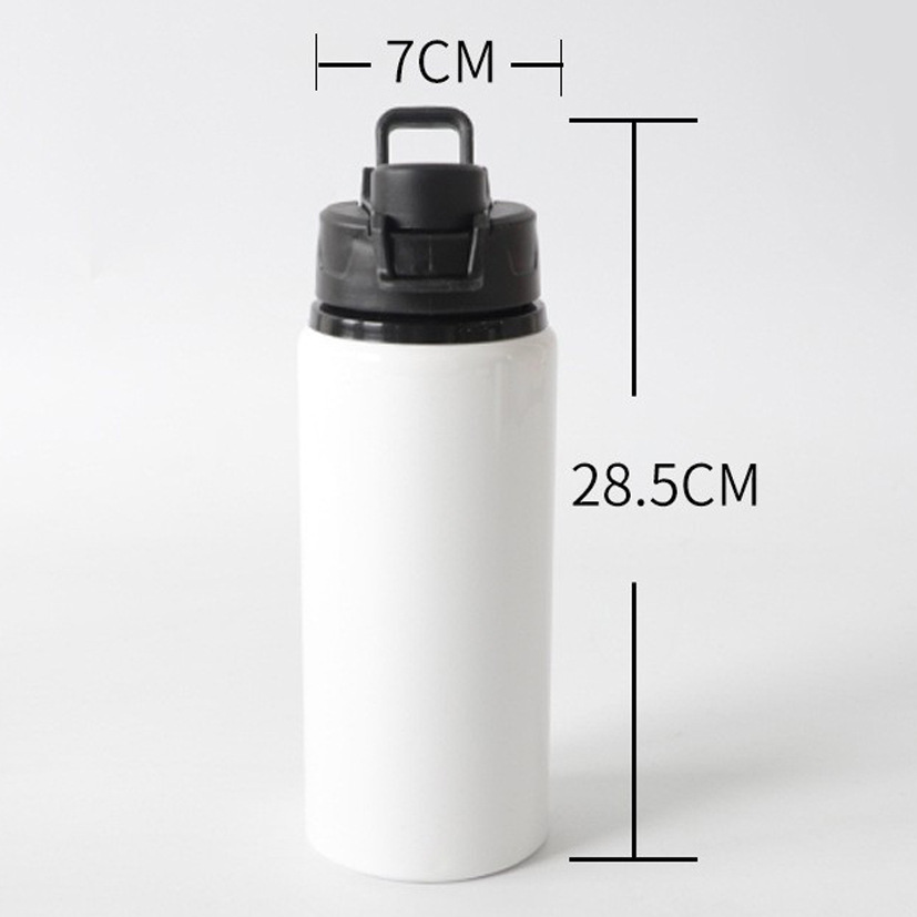 Botella deportiva de aluminio 600ml, transferencia térmica