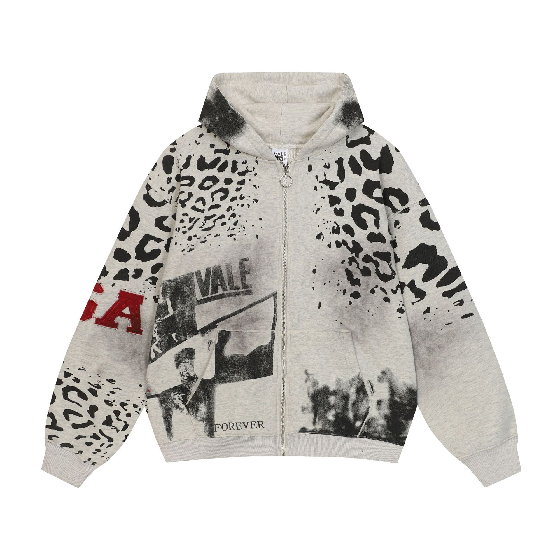 VALLEY ValeForever Jacket Zip-Up Hoodie Grey