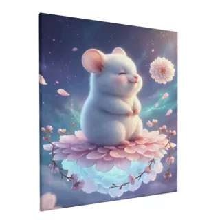 OZON代发跨境新品花海星空小白仓鼠印花钻石画手工装