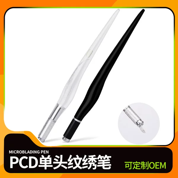 Factory Direct Sales Single-Head Tattoo Pen No. 10 Eyebrow Tattoo Pen Korean-Style Cross Tattoo Manual Pen