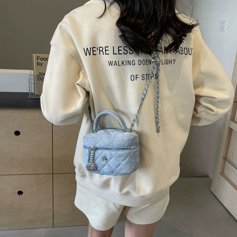 Летняя сумка на плечо, модная маленькая цепочка, сумка на одно плечо, стиль Chanel, цепочная сумка, корейский стиль