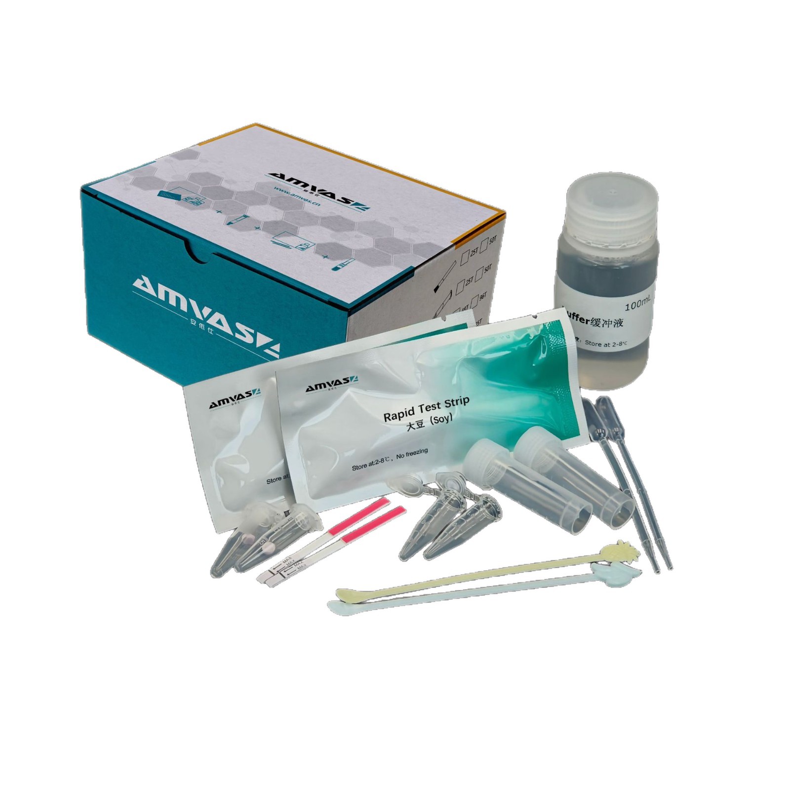 安佤仕鹅膏毒肽快速定性检测试纸条实验耗材蘑菇毒素检测龙科逗点