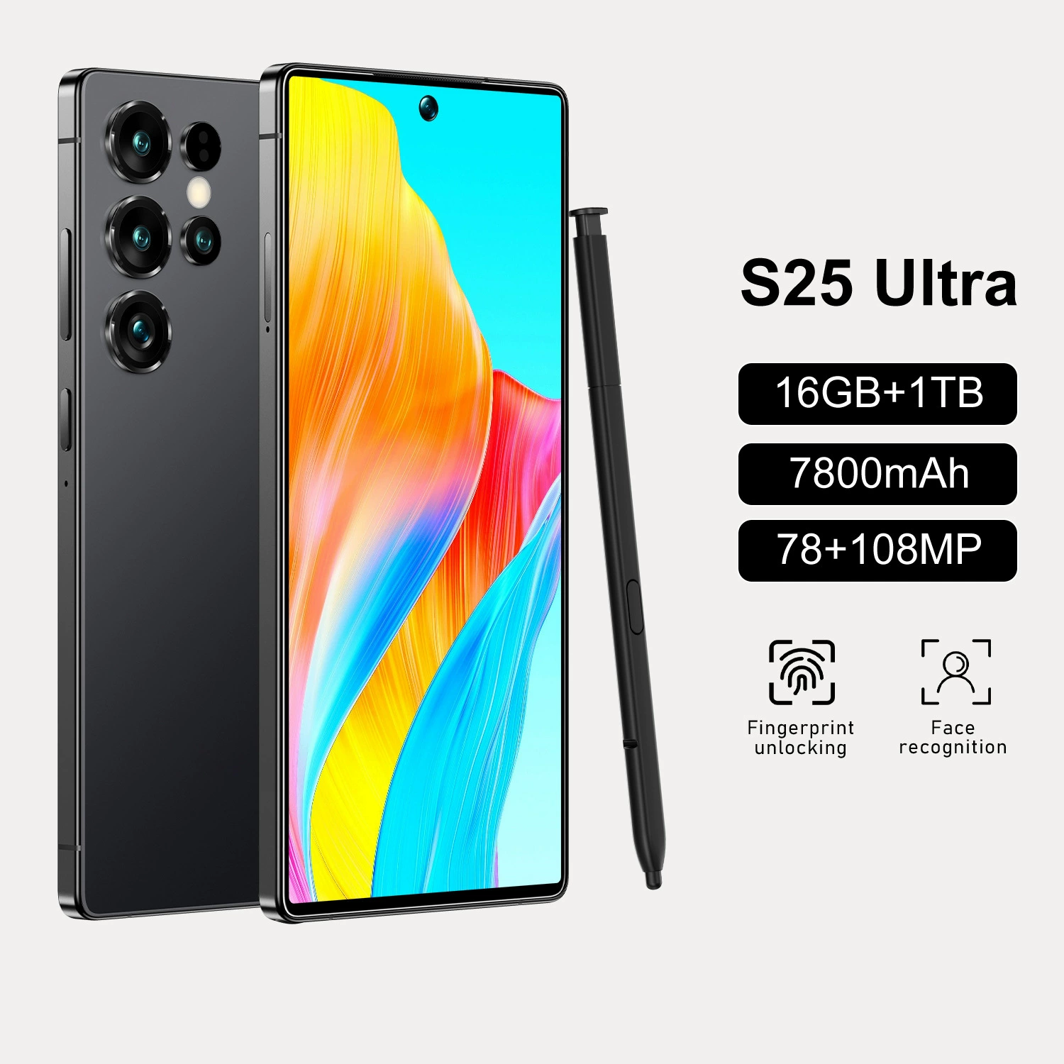 Смартфон SiMi S25 Ultra с элитным смарт-часами, 128 ГБ, 3-дюймовый Android, глобальная версия