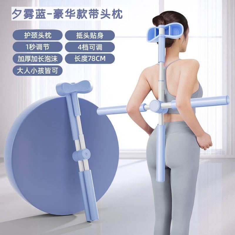 온 가족이 이용할 수있는 저녁 안개 블루 [4 단 조절 가능한 머리 받침-고급 셀프 잠금]