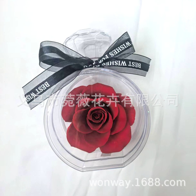 단일 붉은 꽃으로