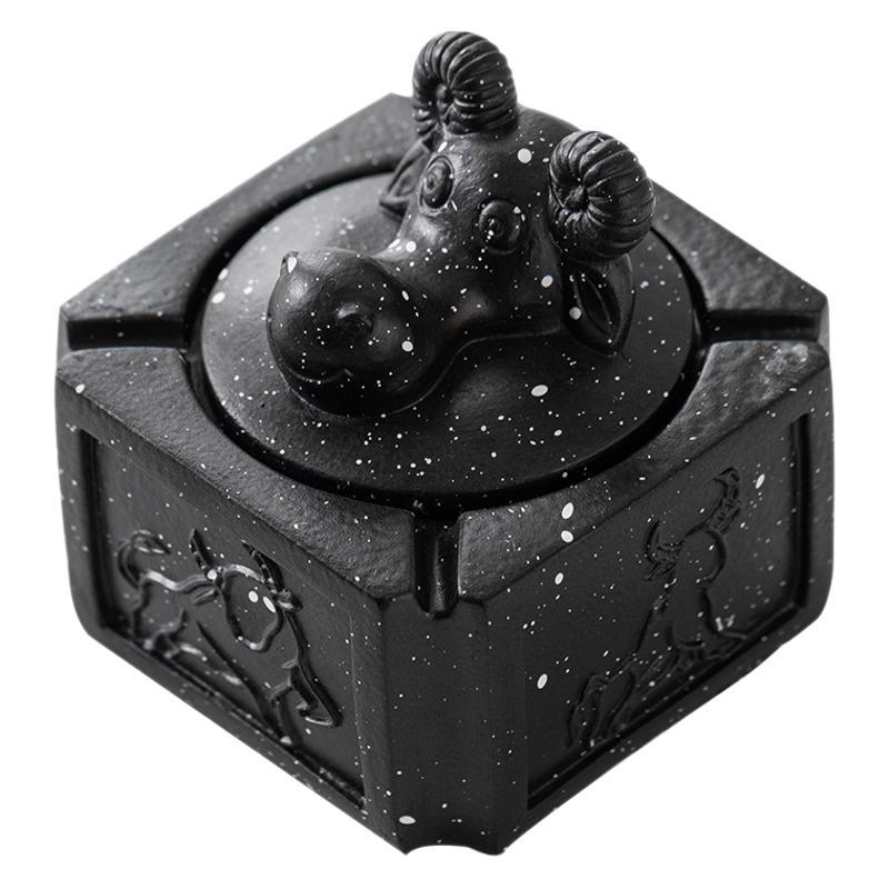 리드 연기 및 플라이 애쉬 물 전송 인쇄 노르딕 스타일 홈 오피스 홈 재떨이 장식품