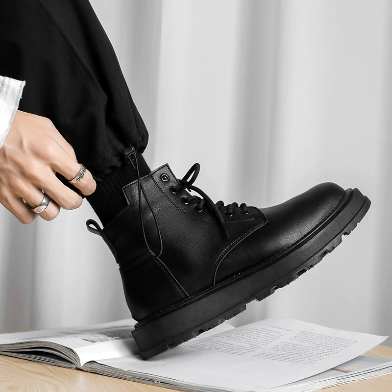 2022 Осень Новые Ботинки Martin Мужская обувь Ботинки Martin в японском и корейском стиле на толстой подошве