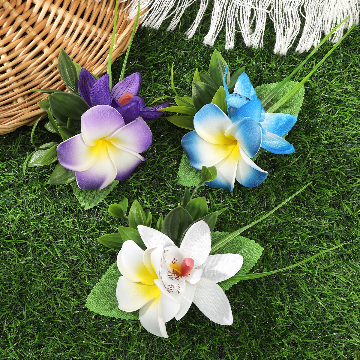 Women's Flower Lady Plastic Hair Clip display picture 5