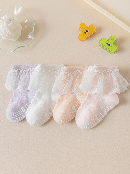 26 years new girls lace socks spring and summer mesh baby socks…