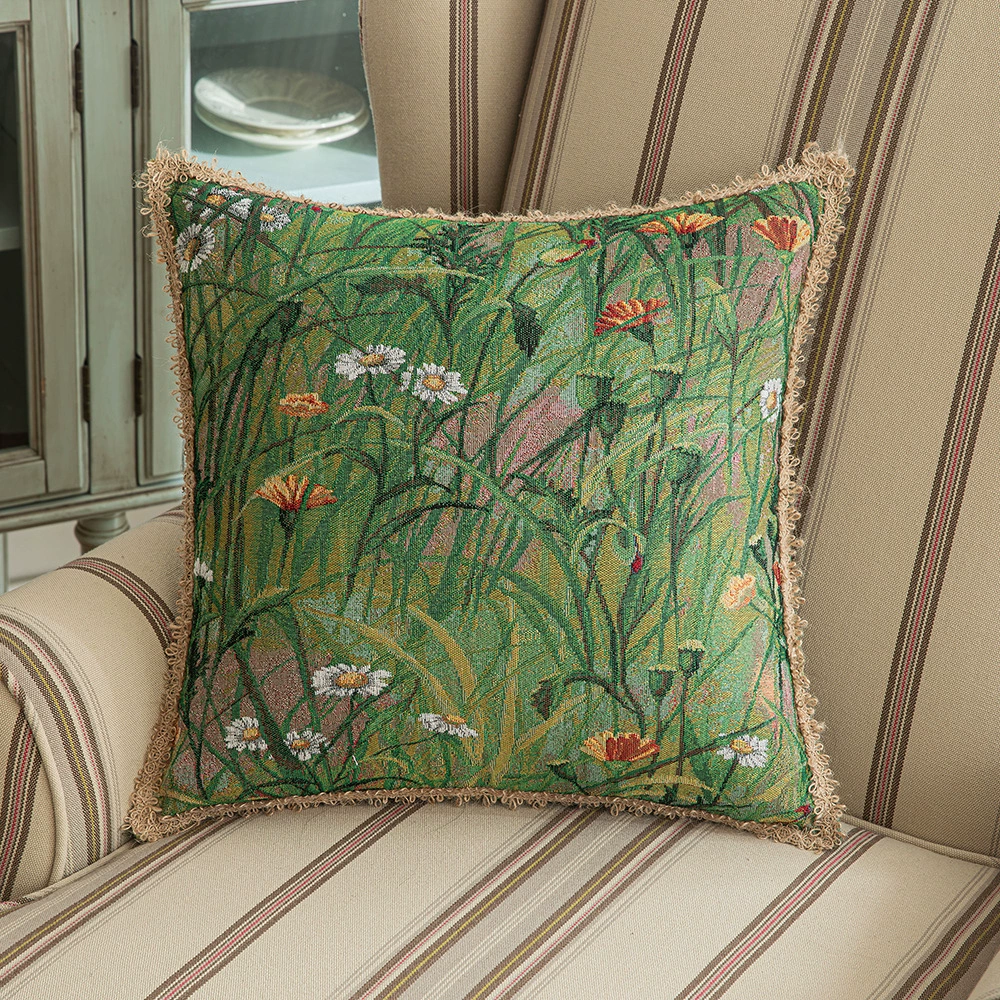 Decorative retro pillow / cushion, floral & patterned designs, sizes 30×50 cm and 45×45 cm