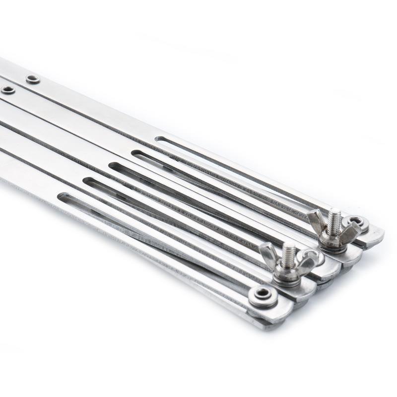 En stock de acero inoxidable cuchillo de pizza retráctil multi-Rueda de aceite palo cuchillo rodillo cortador de fideos comercial cortador de fideos dispensador de la torta