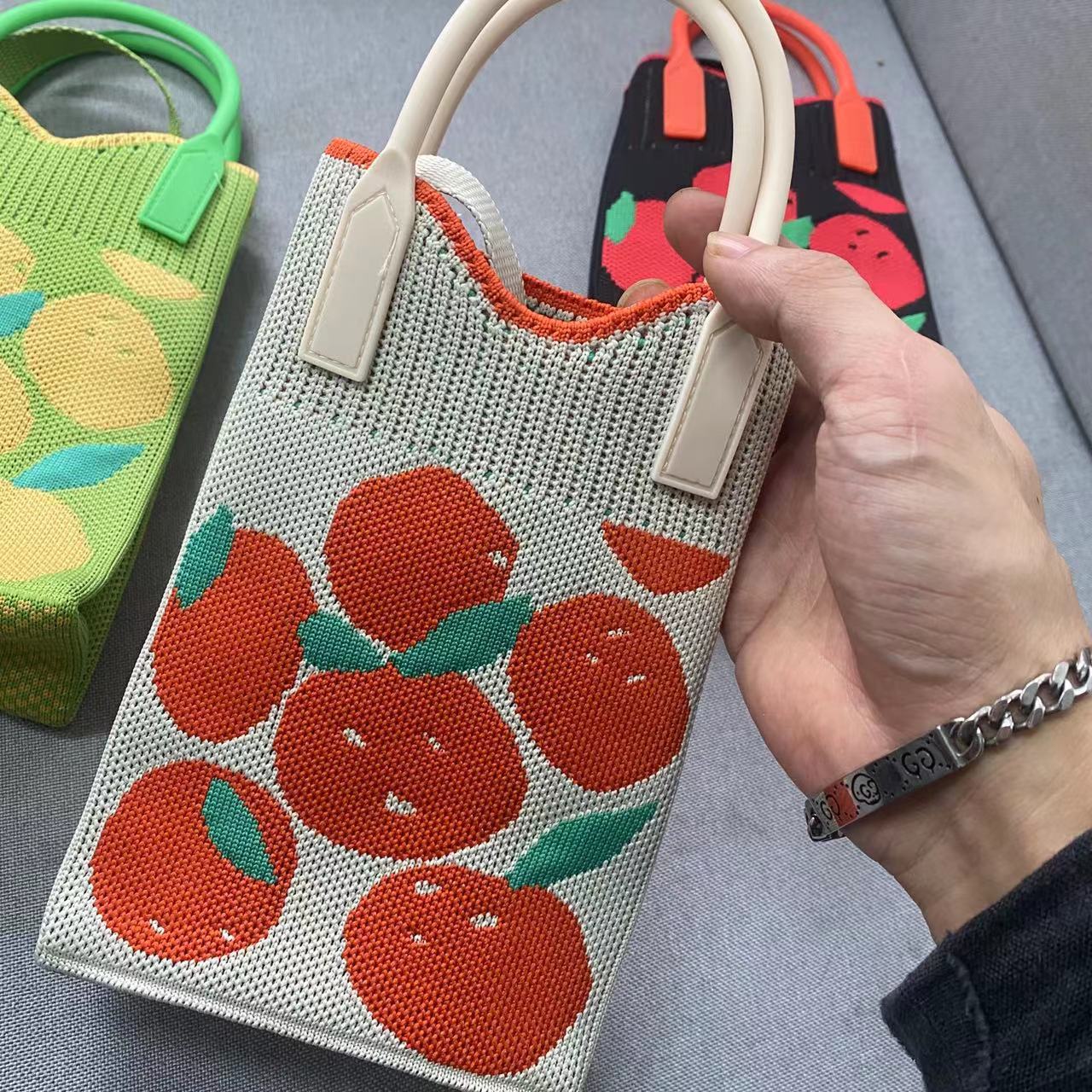 Nuevo amor bolso del teléfono móvil bolso de punto al por mayor de gran capacidad bolso de mano estudiante crossbody bolsa de lana fábrica