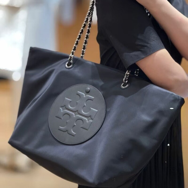 Tb New Nylon Tote Bag Ella Zipper European and American Cross-Border Popular Handbag Large Capacity Fabric Chain Bag Tb New Nylon Tote Bag Ella Zipper European and American Cross-Border Popular Handbag Large Capacity Fabric Chain Bag