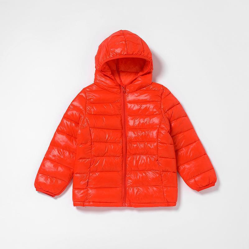 Chaqueta de plumón ligera y corta para niños mayores, estilo 2025, abrigo de plumón para otoño e invierno, ropa exterior para bebés.