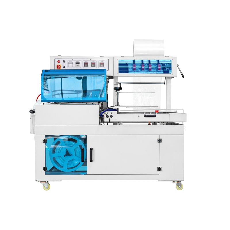 Máquina de sellado termoplástico de película de PE automática de película de retráctil térmico para bebidas de espuma de cartón de agua mineral máquina de envasado de latas