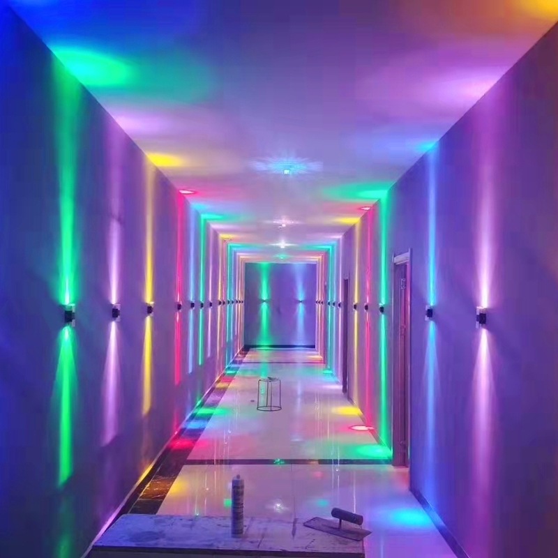 LED铝材壁灯酒店KTV会所造型灯过道走廊墙壁光束展厅亮化装饰灯