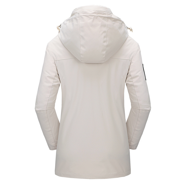 Chaqueta de lana para hombres y mujeres chaqueta desmontable tres en uno al aire libre otoño e invierno a prueba de viento impermeable forrado de lana engrosada traje de alpinismo