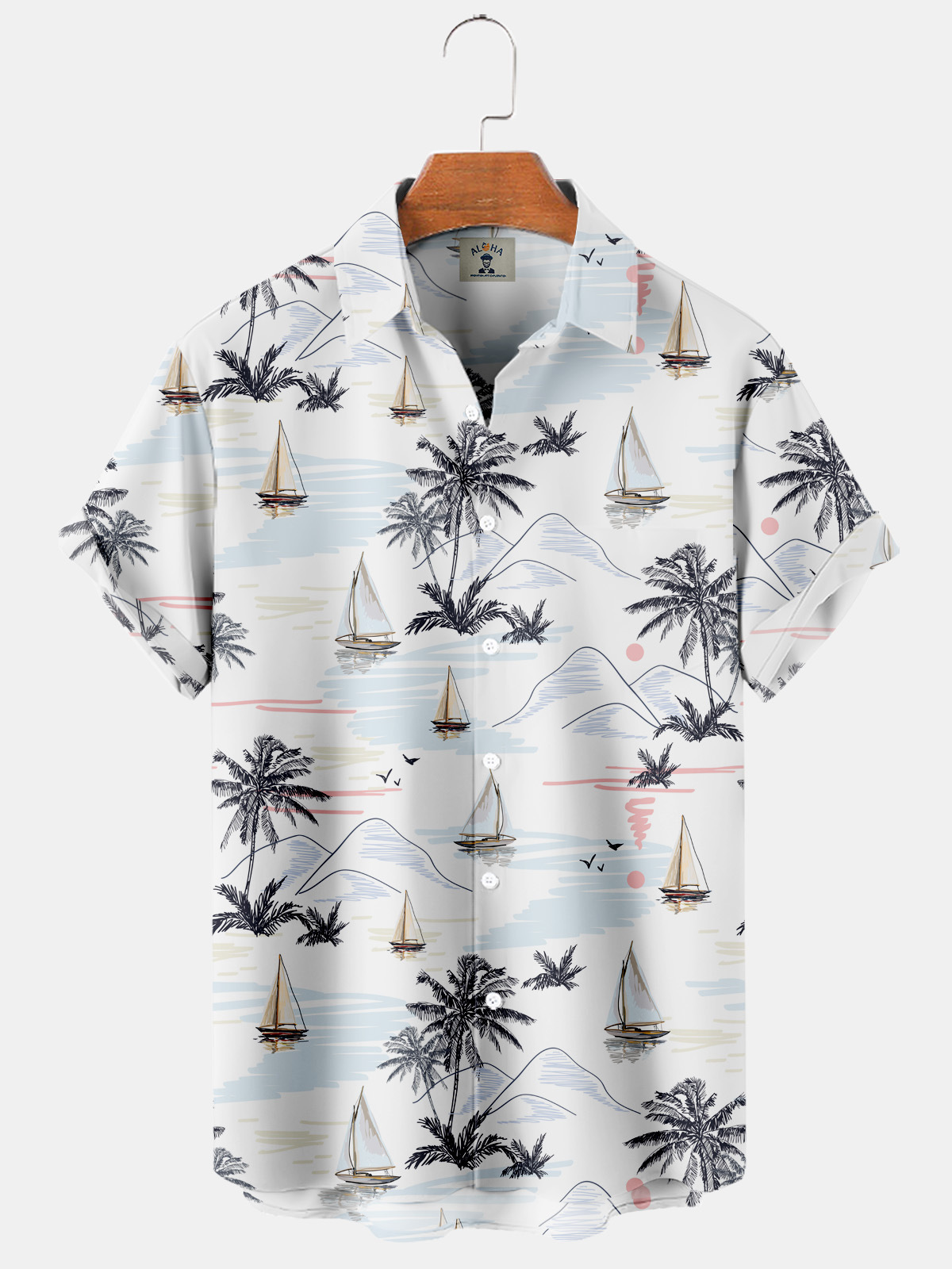 Estación independiente Camisa de manga corta transfronteriza para hombres Camisa impresa digital 3D de rebote de cuatro lados Patrón de diseño de fábrica de origen