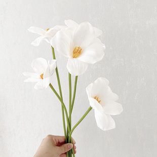 Wholesale light luxury PU opening Dahua Tulip Wedding Wedding Wedding Home Furnishing Design Bride Blossom Flower Material
