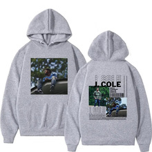 跨境Rapper J.Cole 2024 Forest Hills Drive Print 连帽衫Hoodie
