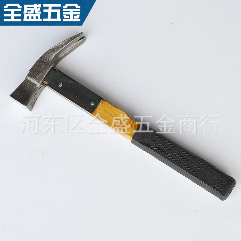 厂家批发英式迷你钢管柄羊角锤日式绝缘柄包塑功能羊角锤防爆防震