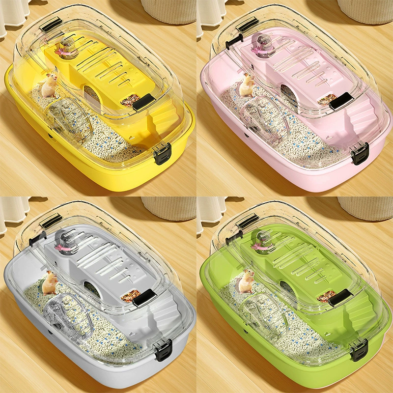 Клетка для хомяков для дропшиппинга, новая модель специально для хомяков, прочная и долговечная, очень большая прозрачная вилла-клетка для хомяков.