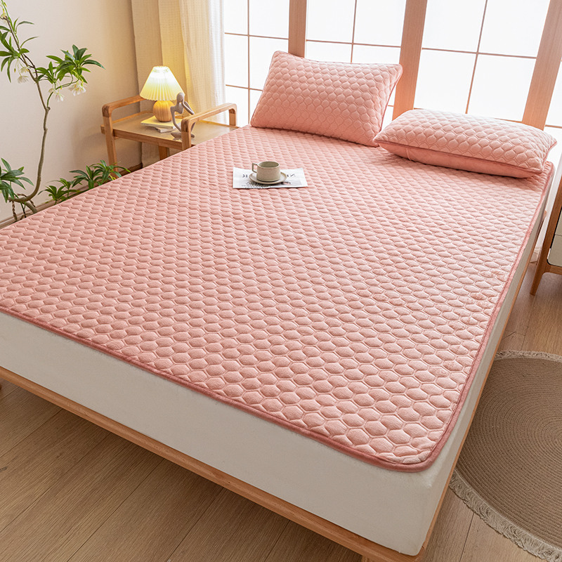 벨벳 퀼팅 매트리스-패션 파우더