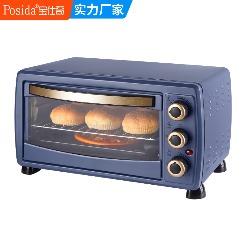 Posida 20L Electric Oven Household Mini Baking Oven Electric Grill Multifunctional Steaming and Baking