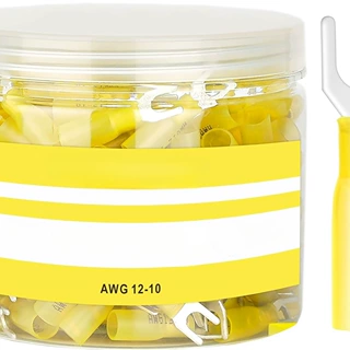 跨境货源 120PCS 热缩叉铲形连接器 HSV电线连接绝缘防水端子