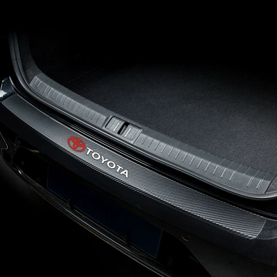 bar leather carbon fiber | Dekorativ pedal başlıqları - car-standard-toyota-sharp-put-external-1-pieces-tail-box-sticker