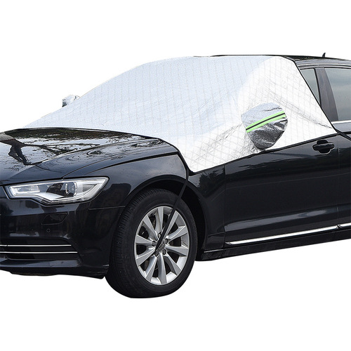 Car snow cover, sun visor, front windshield anti-frost cover, magnetic thickened half-cover car cover, anti-snow and anti-frost cover