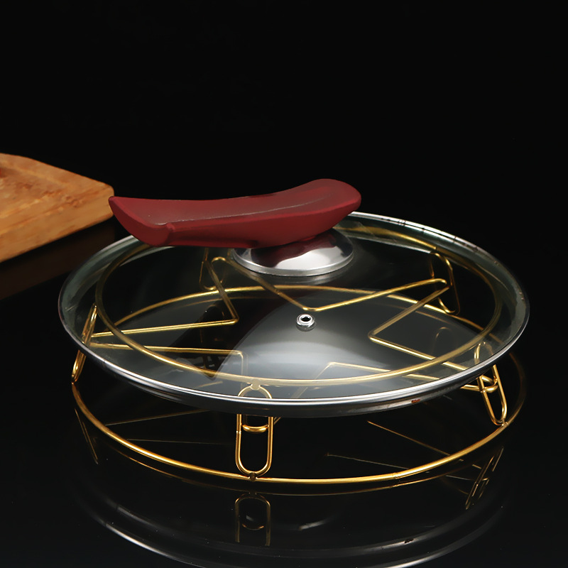 Estante de olla de acero inoxidable hogar multifuncional estrella de cinco puntas estante de vapor estante de olla herramientas de cocina almohadilla de aislamiento térmico estante de almacenamiento al por mayor