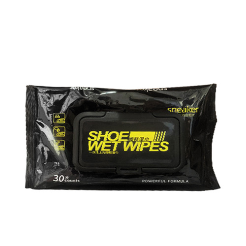 Shoe polishing wet wipes wholesale sneakers and leather shoes no-wash artifact disposable cleaning wet wipes manufacturer