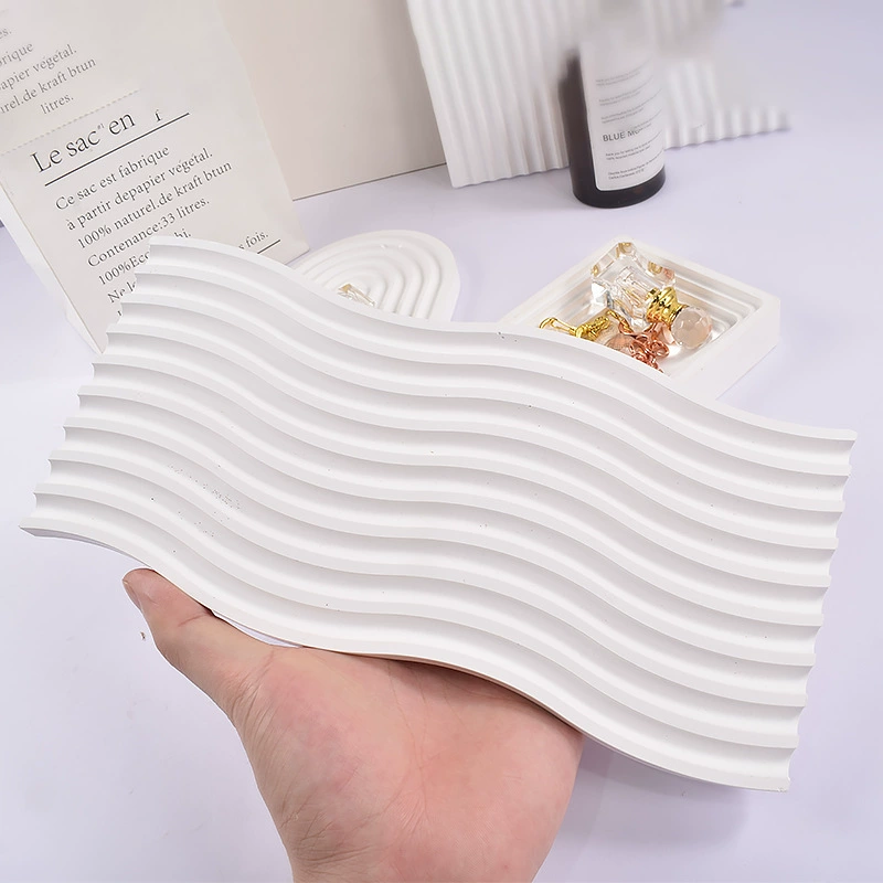 Силиконовая форма для DIY гипсовых свечей, арочная подставка-лоток для хранения (虞美人)